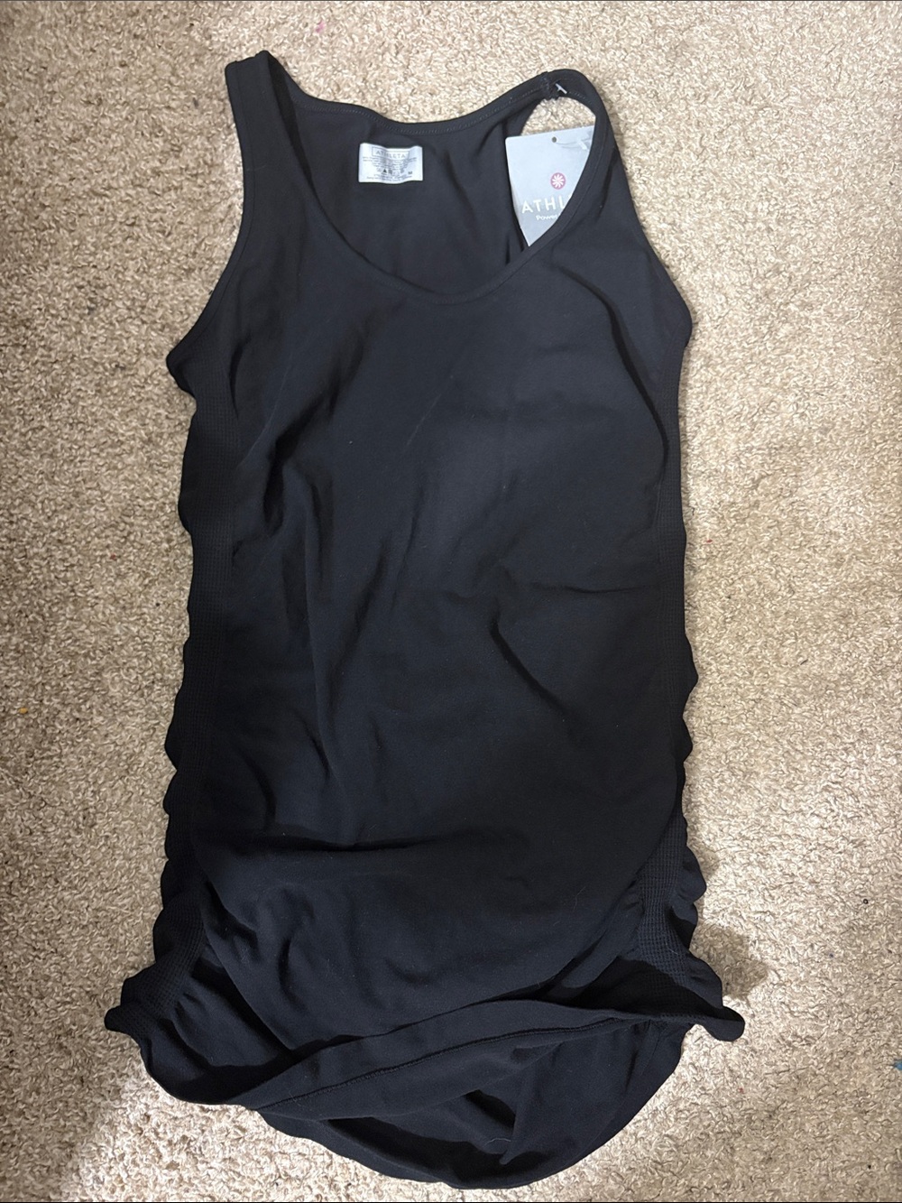 NWT Athleta Pure Tank in Black Size Medium